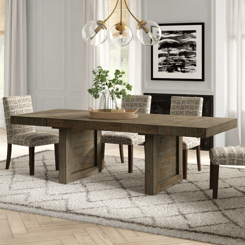 Ayana Extendable Solid Wood Dining Table & Reviews Joss & Main
